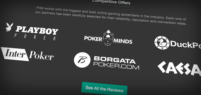 PAS.net online poker affiliate network new site