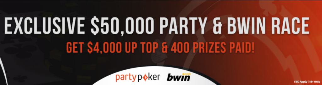 partypoker Bwin rake race